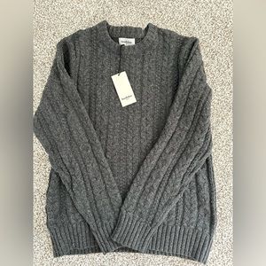 NWT Goodfellow Cable Knit Sweater. Men’s Medium